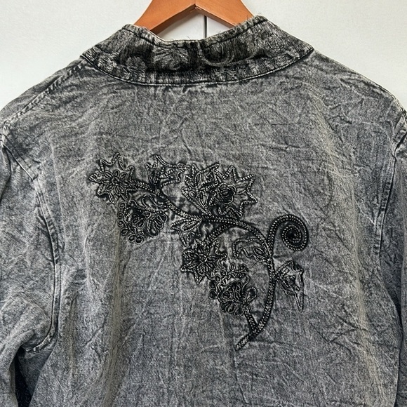Flashback denim jacket with sparkle detail! - Picture 7 of 8